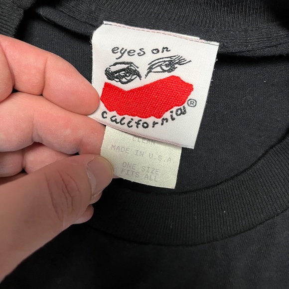 Vintage Bird Print Shirt One Size XXL Night Shirt Puffy Print Handmade 90's 1991 - Picture 3 of 4